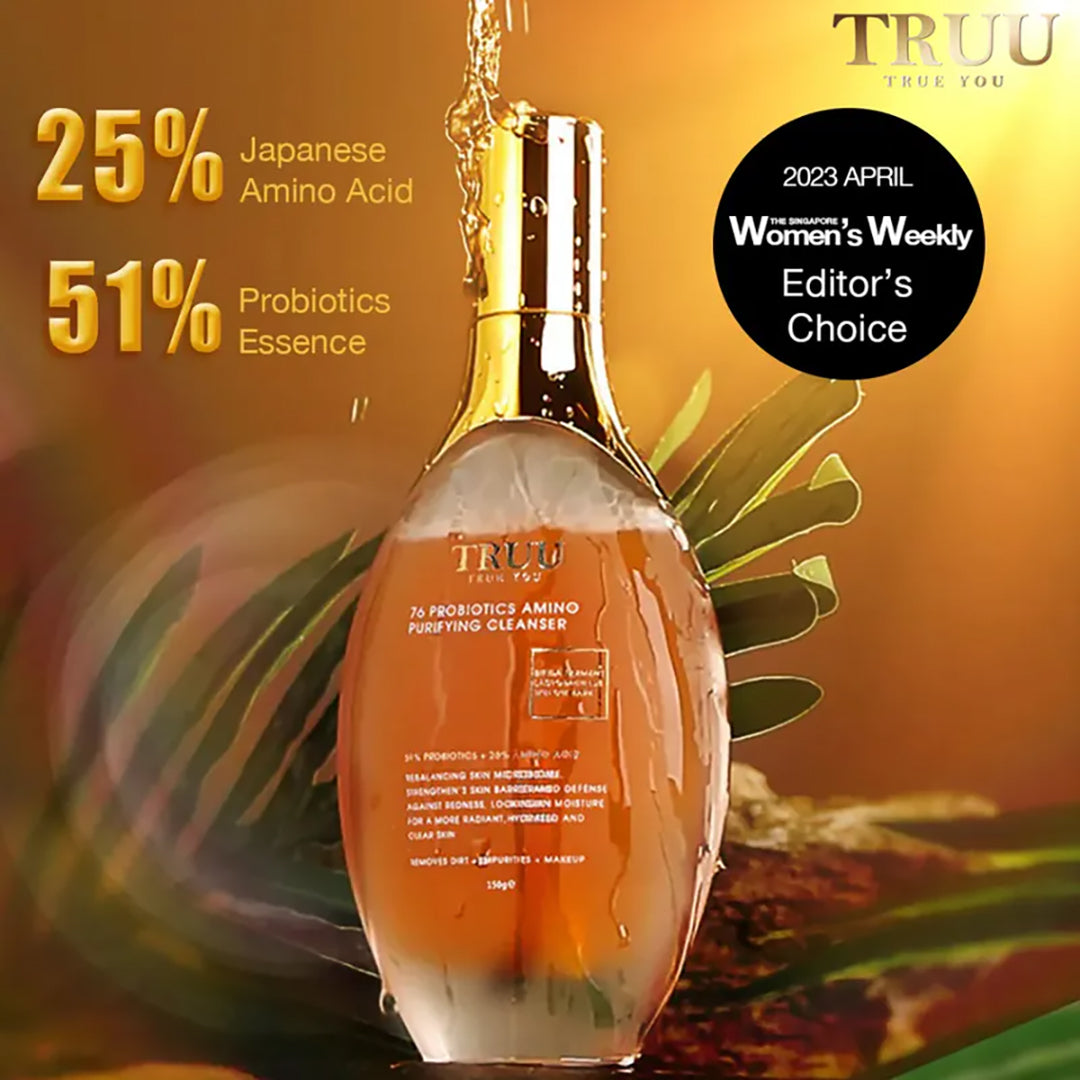 TRUU 76 Probiotics Amino Purifying Cleanser + 99 Balancing Cream