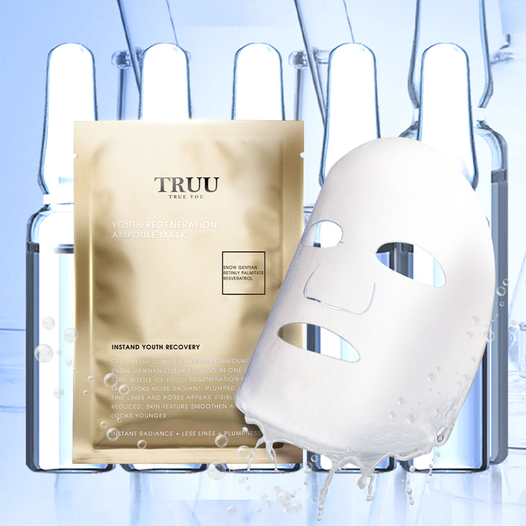 TRUU Snow Gentian Youth Regeneration Ampoule Mask
