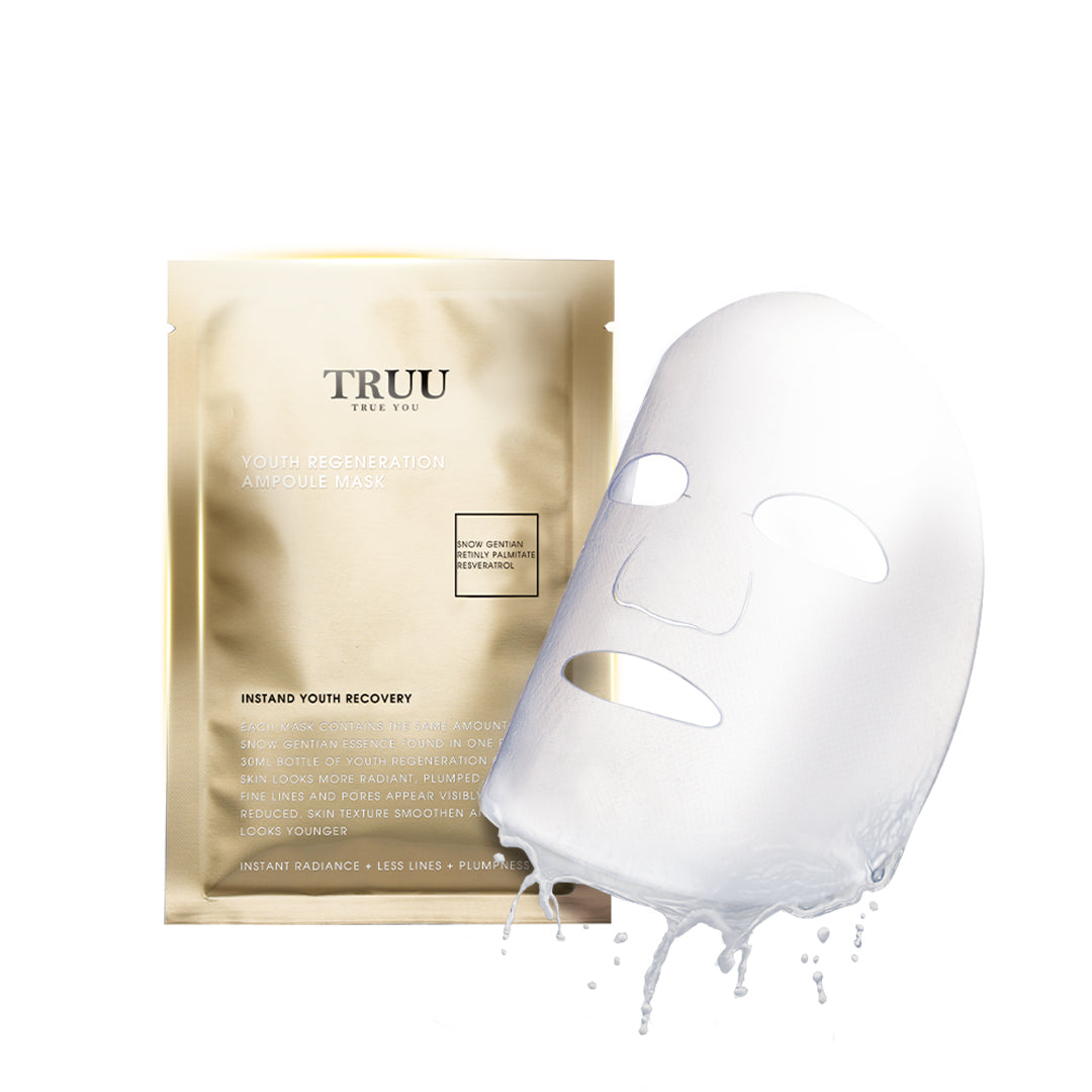 TRUU Snow Gentian Youth Regeneration Ampoule Mask