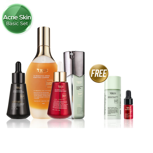 76 Cleanser + 5% Acid Serum + 10% Acid Serum + 99 Cream【FREE】Sensitive Lotion-30ml + 24.5 Whitening Ampoule-3ml