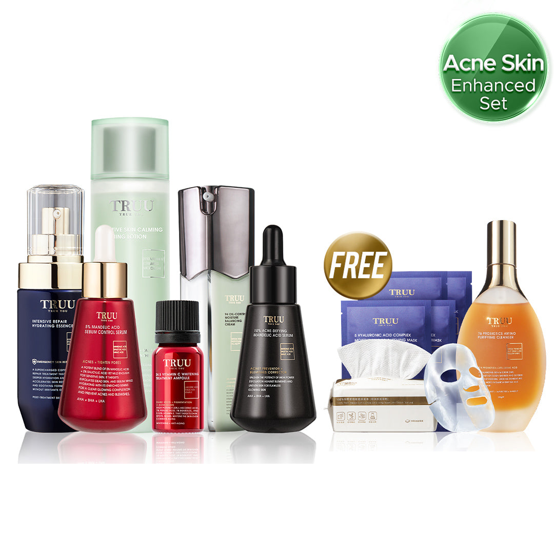 76 Cleanser + 5% Acid Serum + 10% Acid Serum + 99 Cream【FREE】Sensitive Lotion-30ml + 24.5 Whitening Ampoule-3ml