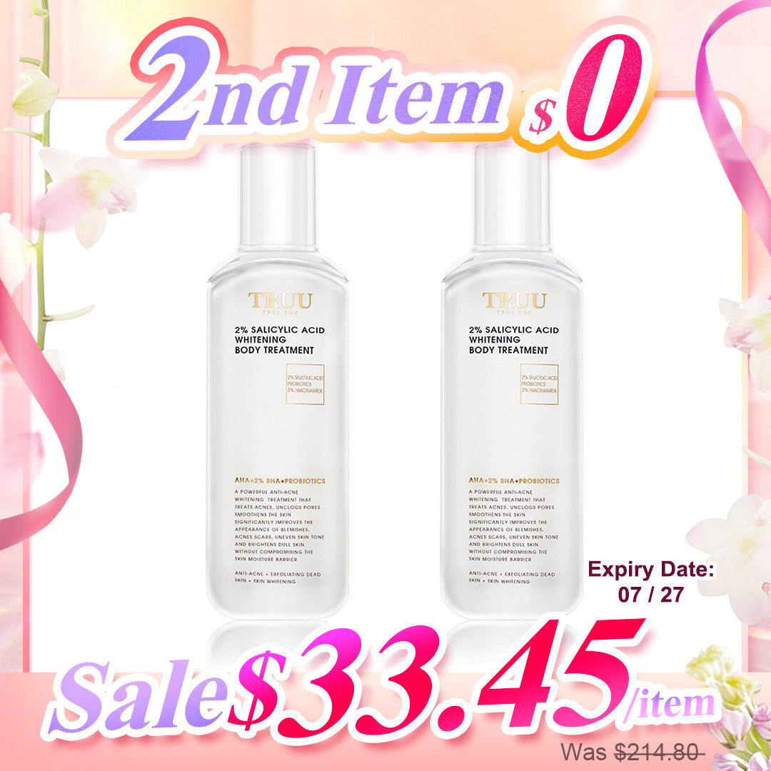 TRUU (76 Smoothing Body Treatment【Free】76 Smoothing Body Treatment / 2% Salicylic Acid Whitening Body Treatment【Free】2% Salicylic Acid Whitening Body Treatment - Pick One) | 2nd Item $0