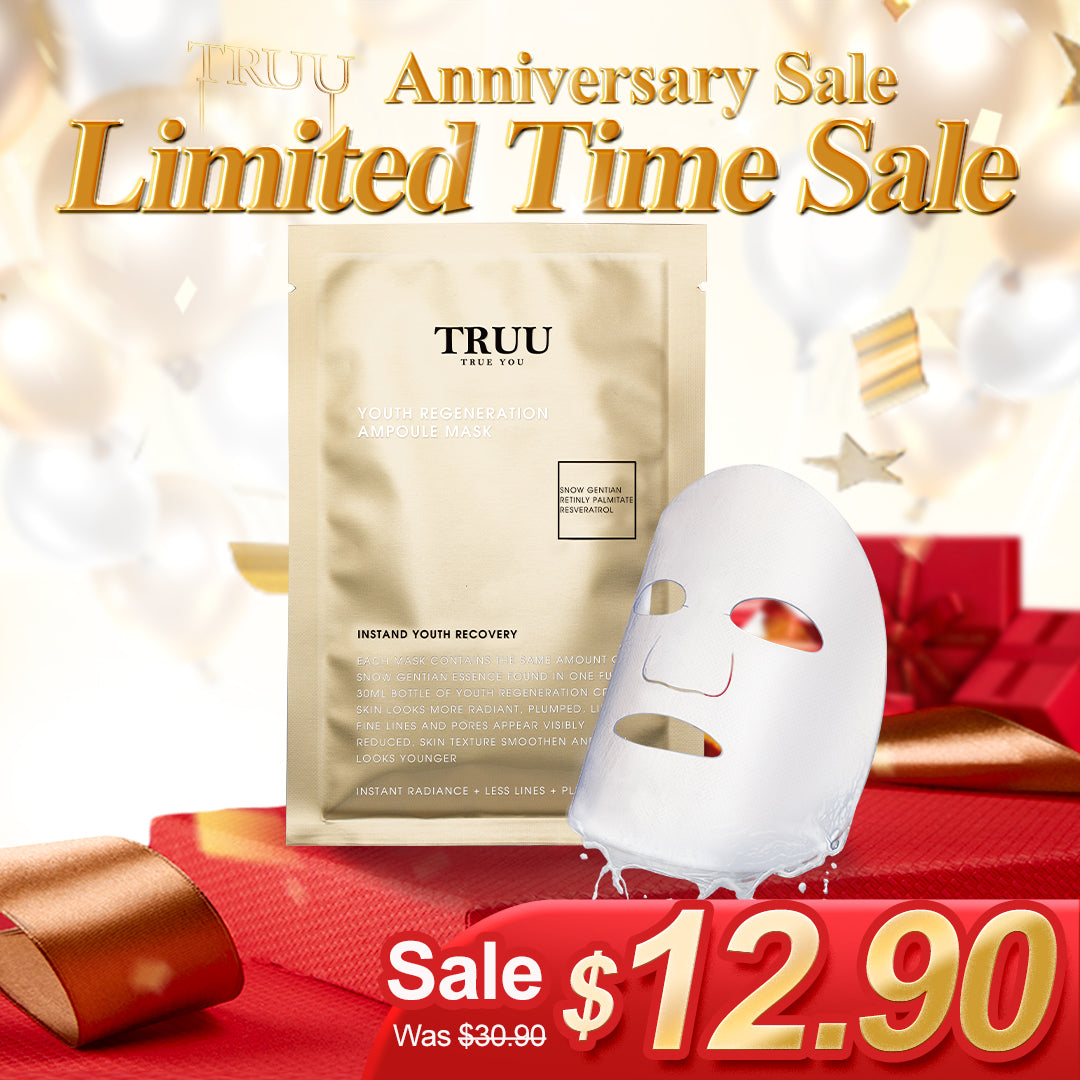 TRUU Snow Gentian Youth Regeneration Ampoule Mask