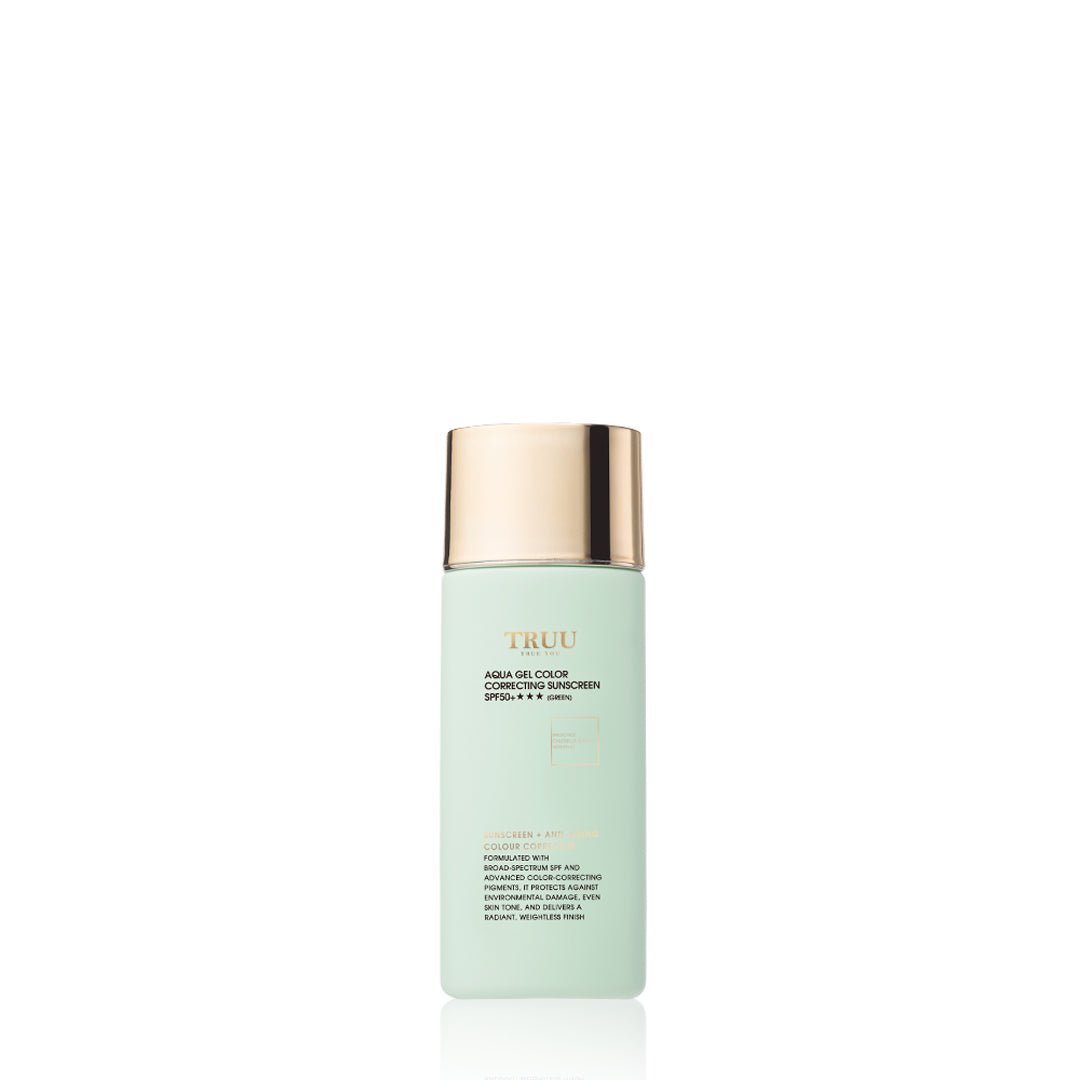 TRUU Aqua Gel Color Correcting Sunscreen Bundle Set