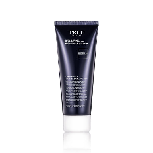 TRUU Sleeping Beauty Magnesium Soothing Moisturizing Body Cream - 100ml Travel Size