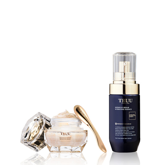 Luxe Gold Peptide Firming Eye Cream + (Repair Essence / Whitening Corrector / Soothing Essence / Copper Peptide Hyaluronic / Advanced Copper) Pick One