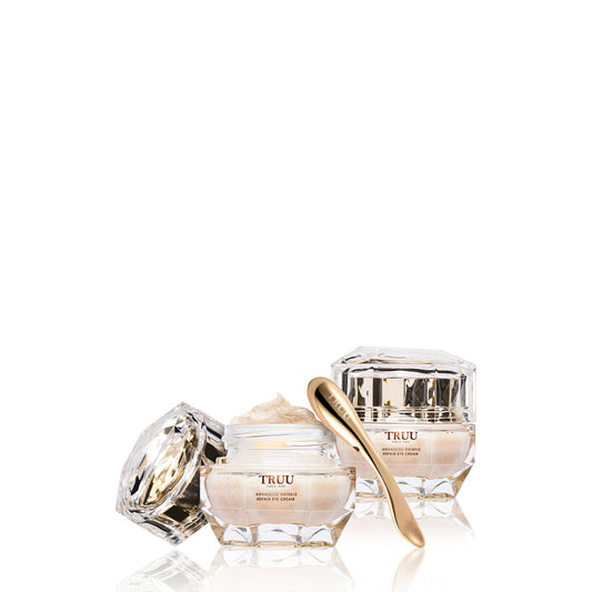 TRUU Luxe Gold Peptide Firming Eye Cream x2【Free】French Luxe Lash Growth Serum
