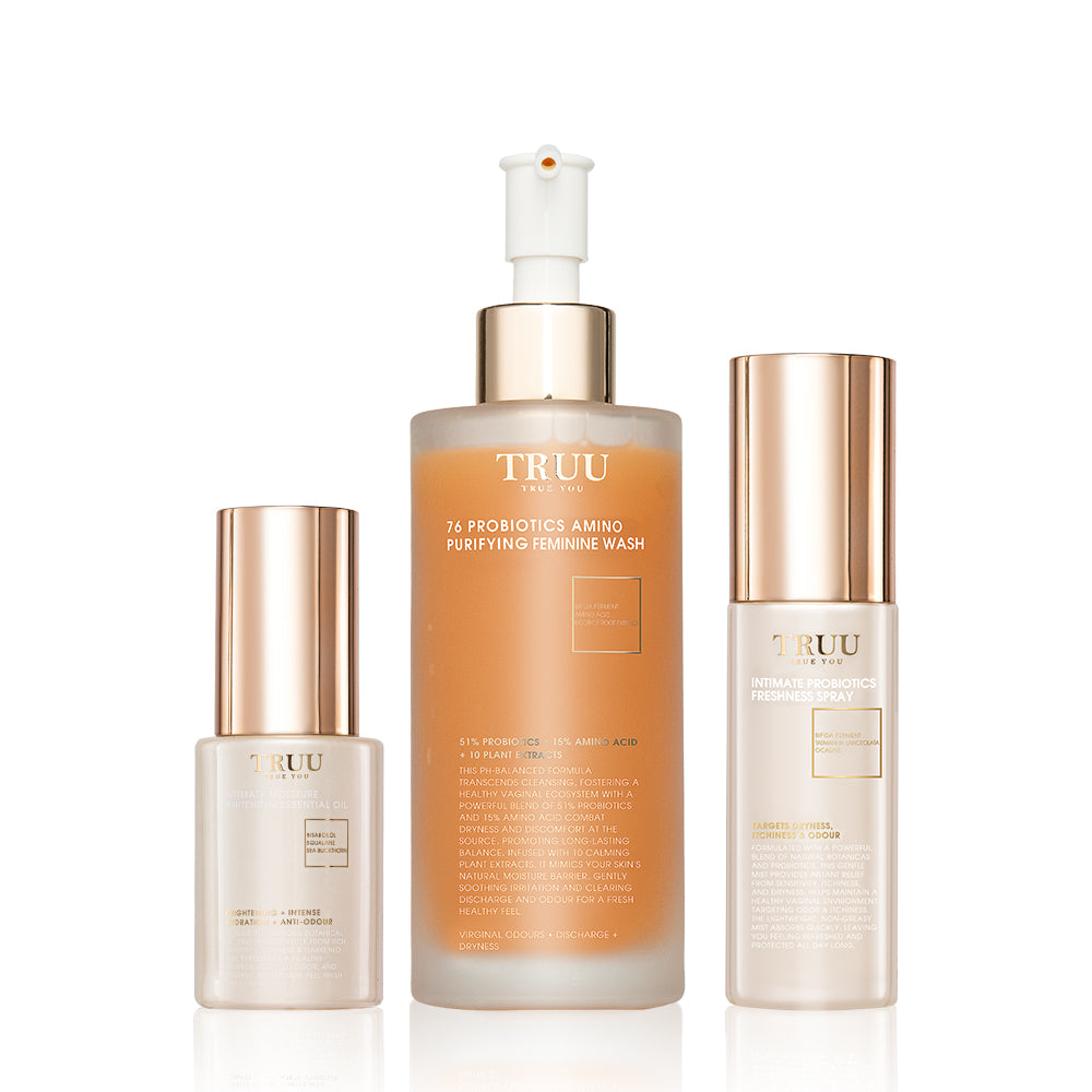 Set Bundle Minyak Serum Pemutih & Menegangkan Wanita TRUU