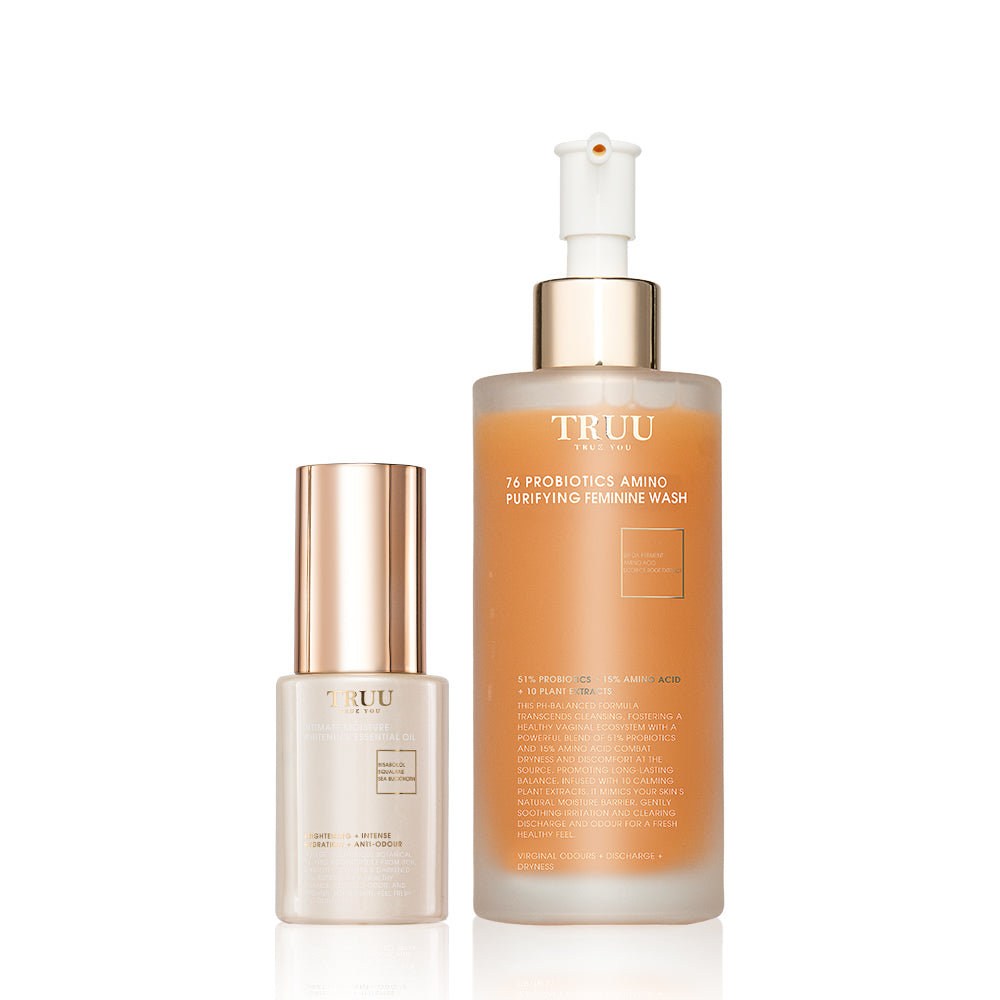 Set Bundle Minyak Serum Pemutih & Menegangkan Wanita TRUU