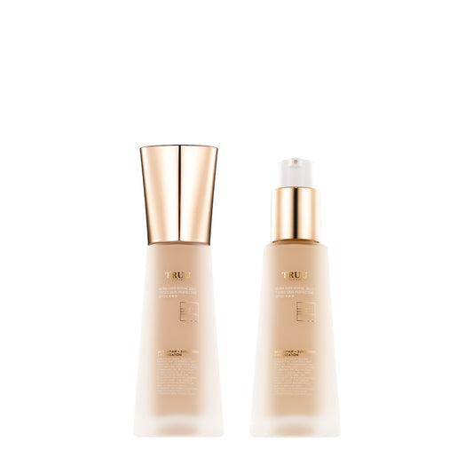 TRUU Ultra Luxe Royal Jelly Tinted Skin Perfector SPF50★★★ x2【Free】Royal Jelly Moisture Treatment Essence -30ml Travel Size