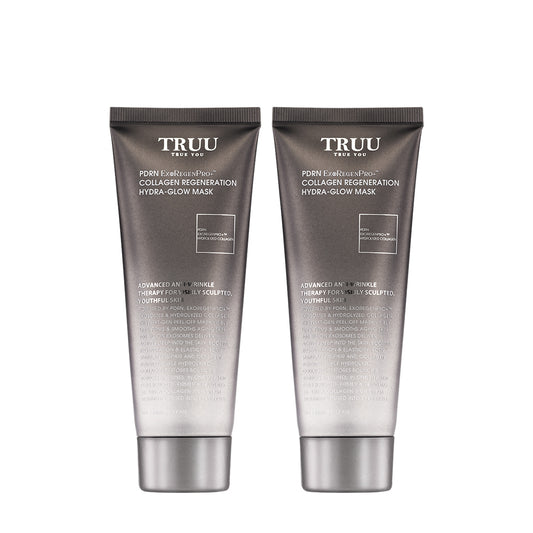 TRUU PDRN ExoRegenPro+ Collagen Regeneration Hydra-Glow Mask Bundle Set