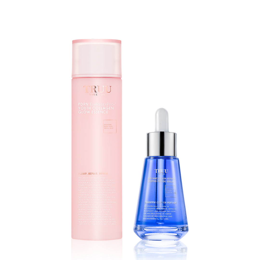 TRUU PDRN ExoRegenPro+™ Youth Collagen Glow Essence + 5 Types of Essences (Pick One)