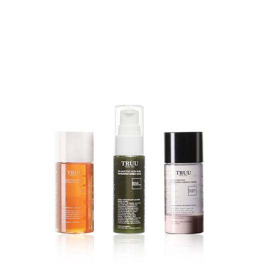 TRUU 76 Cleanser -30g + (Bubble Mask -30ml) Pick one + Whitening Essence Toner -30g