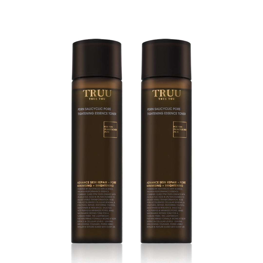 TRUU PDRN Salicyclic Pore Tightening Essence Toner -150ml x2
