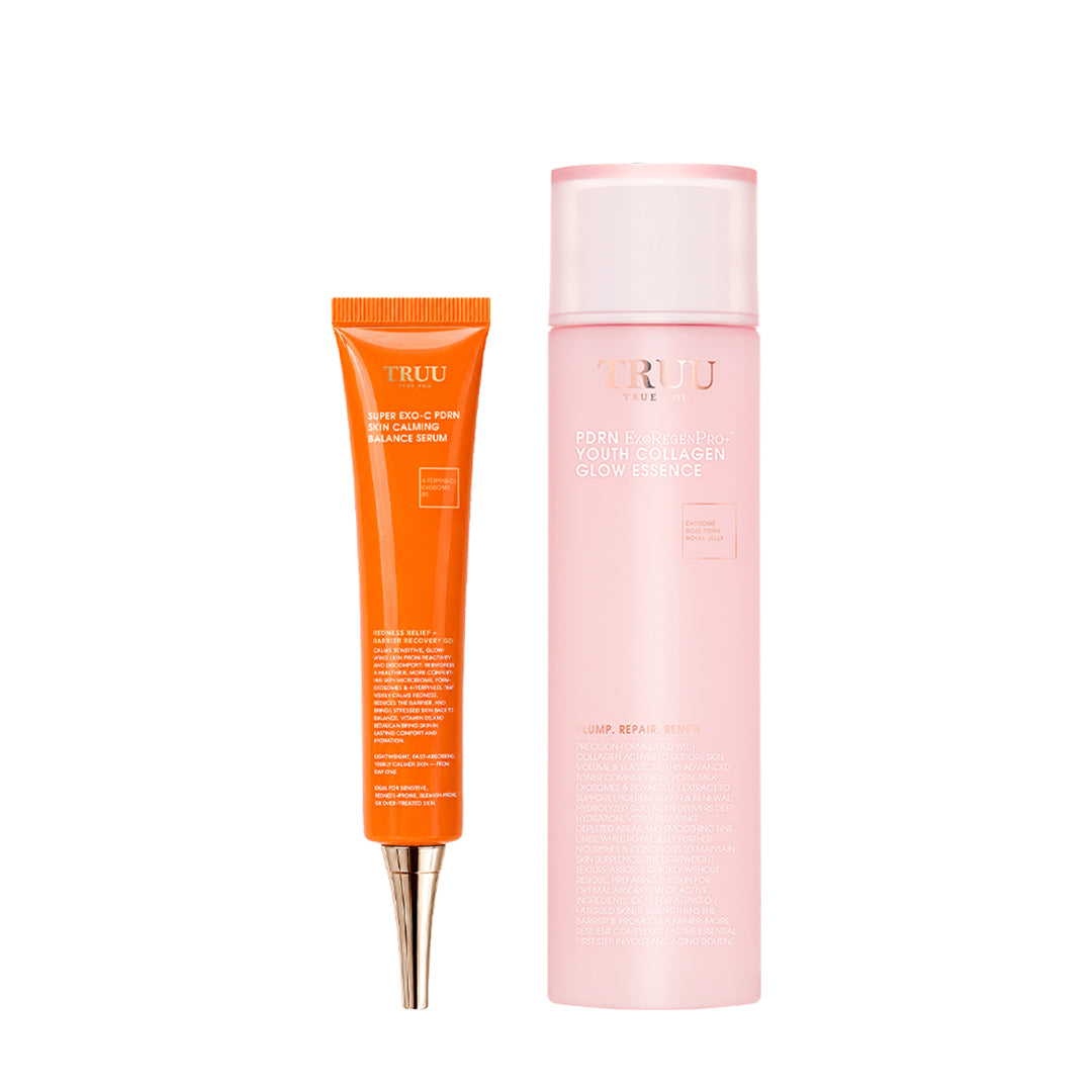 TRUU Super Exo-C PDRN Skin Calming Balance Serum + Toner (3 Pick 1) | (Preorder End Oct)