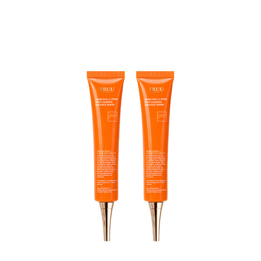 TRUU Super Exo-C PDRN Skin Calming Balance Serum Bundle Set