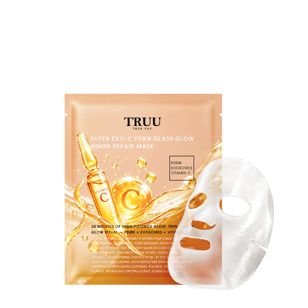TRUU Super Exo-C PDRN Glass Glow 30min Repair Mask (Preorder End Sep)
