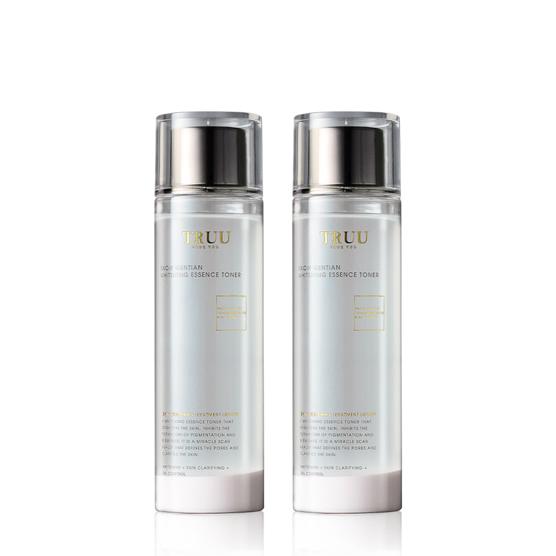 TRUU Snow Gentian Whitening Essence Toner x2