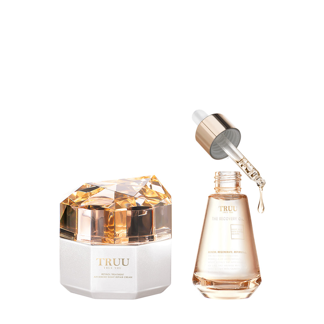TRUU Snow Gentian Youth Regenerating Cream + Recovery Oil