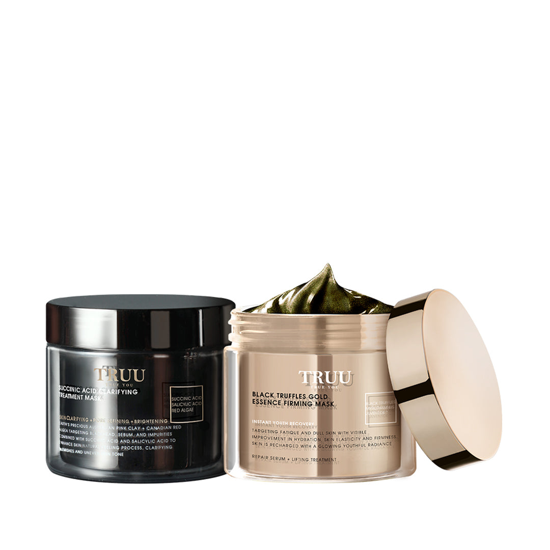 TRUU Black Truffles Gold Essence Masker Penganjal