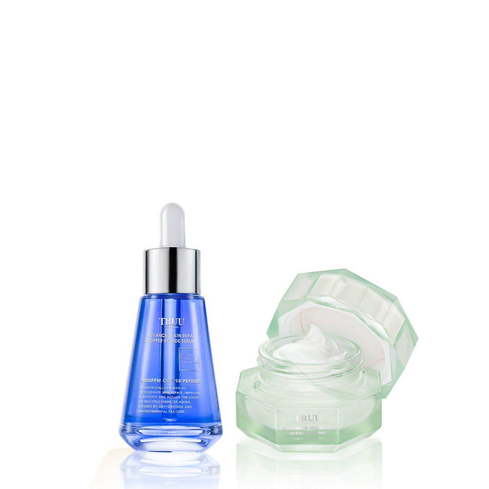 Set Bundle Krim Pembaikan Kelembapan Menenangkan TRUU