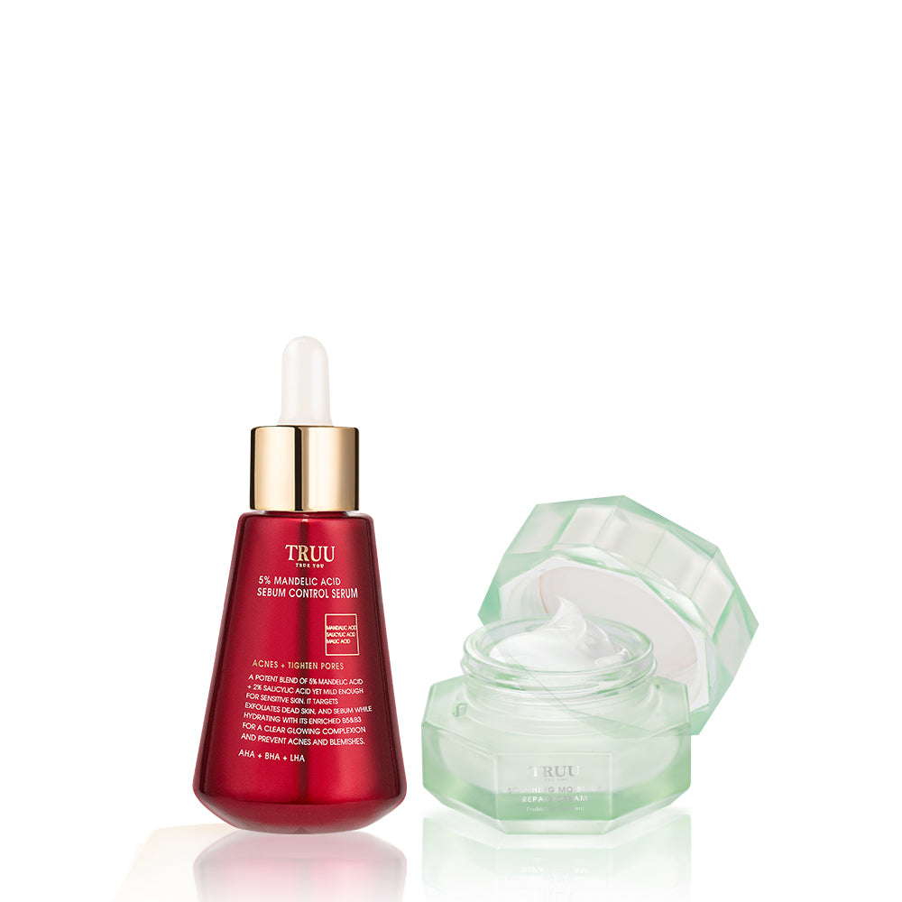 Set Bundle Krim Pembaikan Kelembapan Menenangkan TRUU