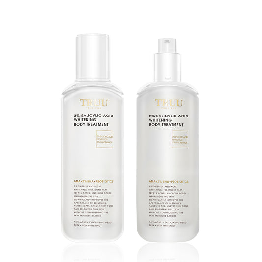 TRUU 2% Salicylic Acid Whitening Body Treatment Bundle Set