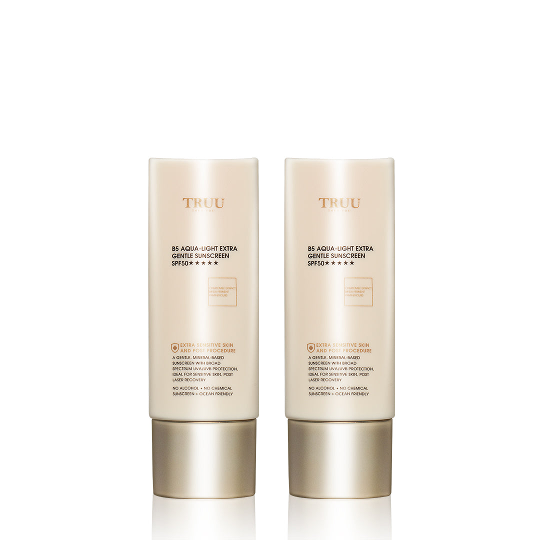 TRUU B5 Aqua-Light Extra Gentle Sensitive Skin Sunscreen SPF50★★★★★ x2