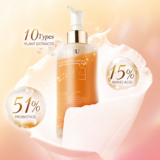 TRUU 76 Probiotics Amino Purifying Feminine Wash + 76 Probiotics Amino Purifying Feminine Wash -30G Travel Size