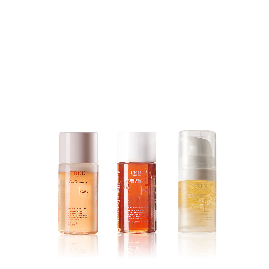 TRUU 76 Cleanser -30g + Treatment Essence -30ml + Repair Essence -10ml