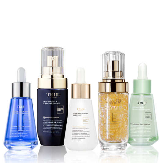 TRUU 5 types of Essence (Pro Perfection Essence / Hyaluronic Essence / Dark Spot Corrector / Repair Essence / Copper Peptide Serum) Pick One