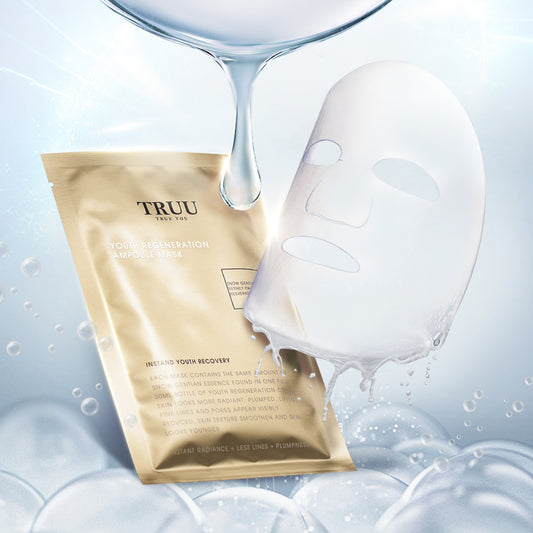 TRUU Snow Gentian Youth Regeneration Ampoule Mask