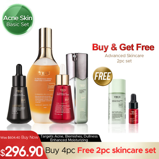 76 Cleanser + 5% Acid Serum + 10% Acid Serum + 99 Cream【FREE】Sensitive Lotion-30ml + 24.5 Whitening Ampoule-3ml