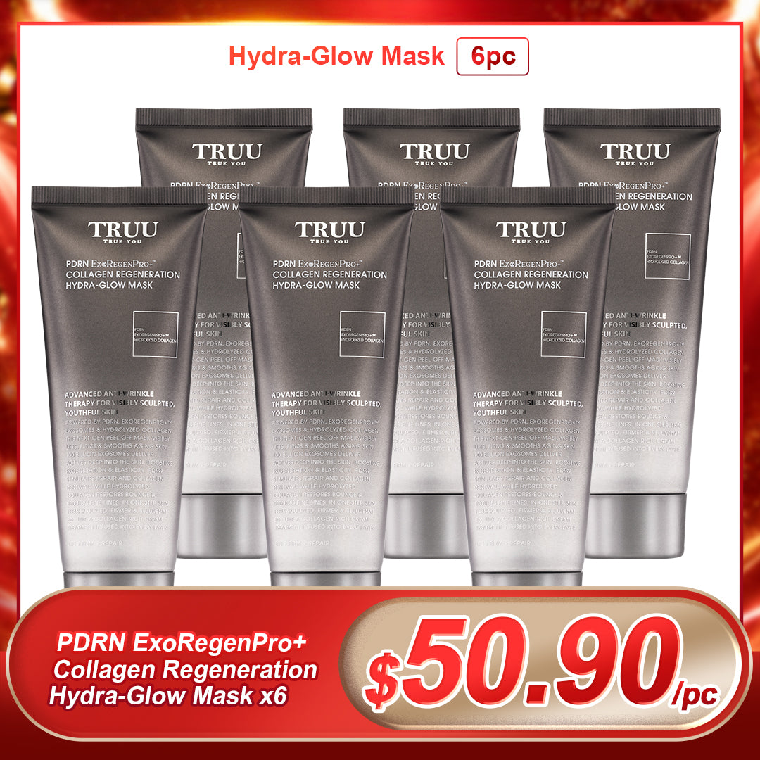 TRUU PDRN ExoRegenPro+ Topeng Hydra-Glow Penjanaan Semula Kolagen