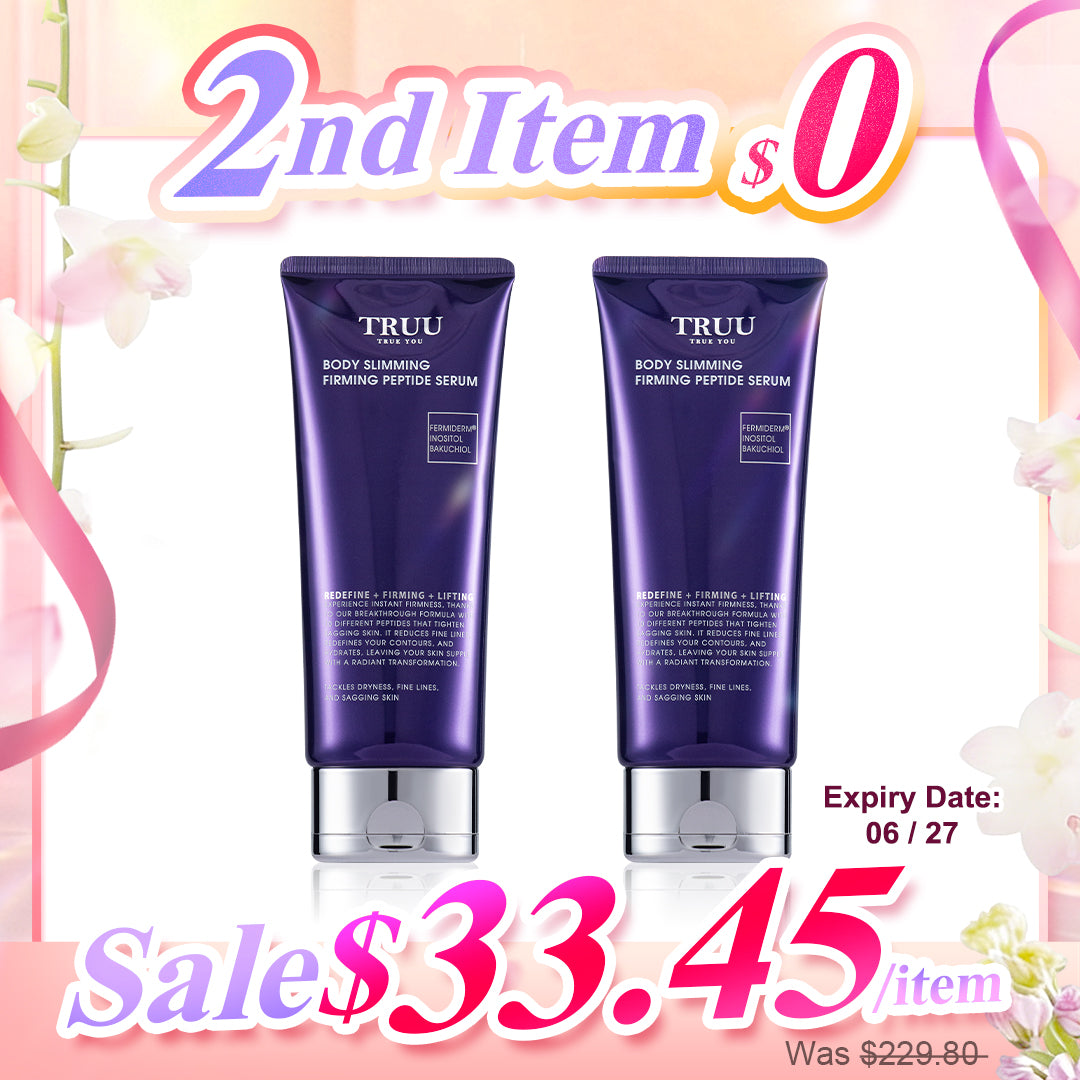 TRUU Body Slimming Firming Peptide Serum x2 | 2nd Item $0 (Expiry on 06/27)