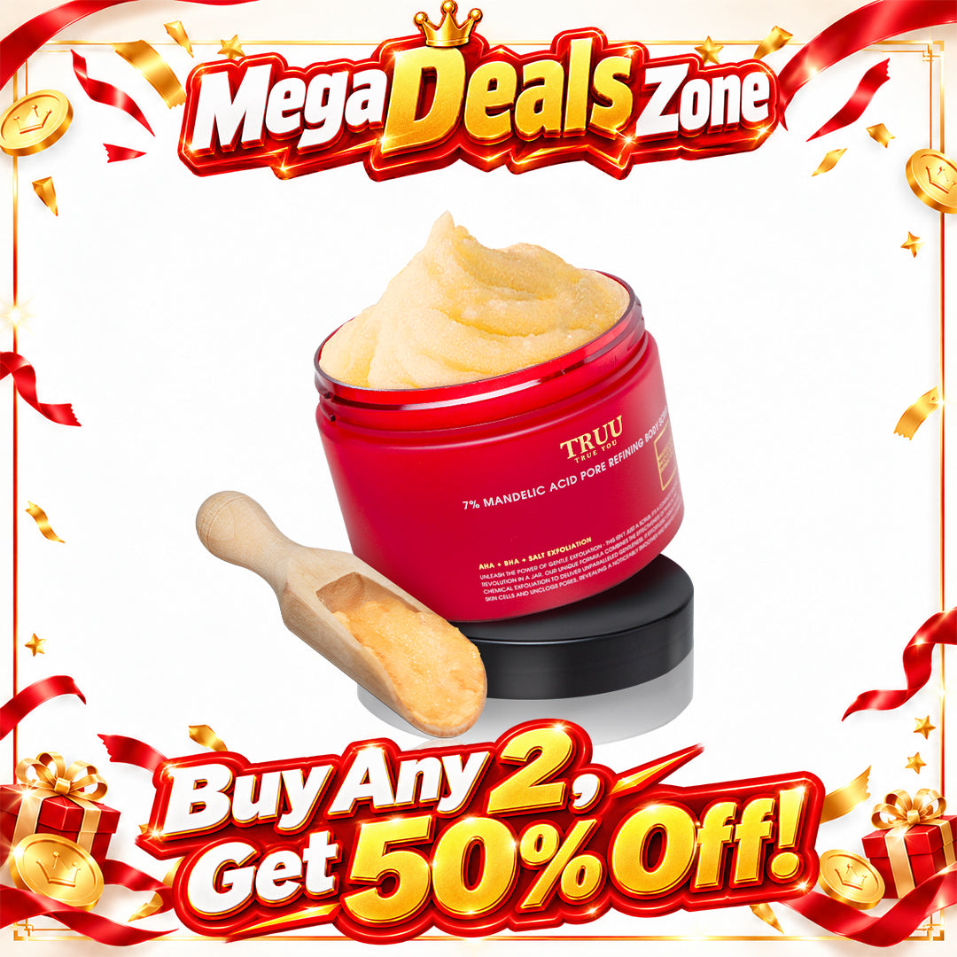 TRUU 7% Mandelic Acid Pore Refining Body Scrub【FREE】Wooden Spatula | Buy Any 2, Get 50% Off