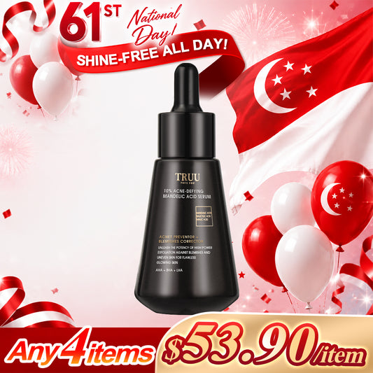 TRUU 10% Acne-Defying Mandelic Acid Serum | Any 4 items