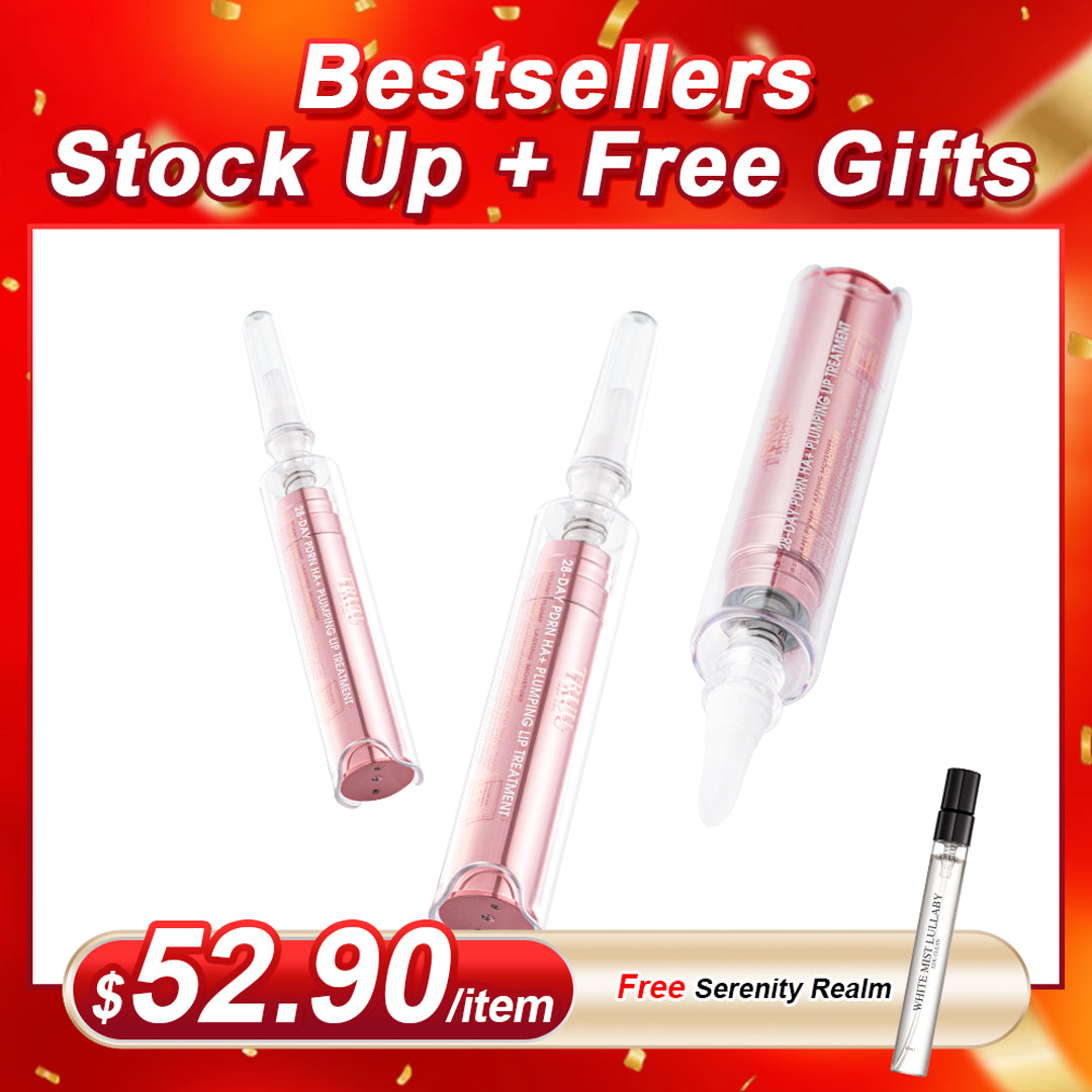 TRUU 28-Day PDRN HA+ Plumping Lip Treatment x3 + Serenity Realm -10ml x1 (Preorder Early Nov)