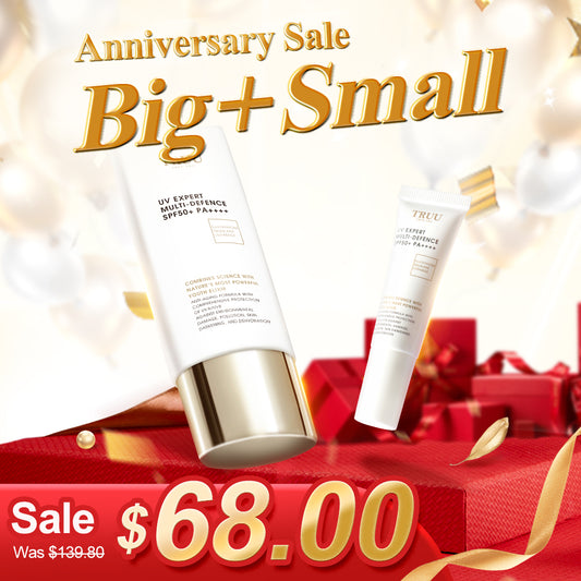 TRUU UV Expert Multi-Defence Aqua Fluid【SPF50+PA++++】50ML+10ML atau B5 Aqua-Light Extra Gentle Sensitive Sunscreen【SPF50★★★★★】50ML+10ML Pilih Satu