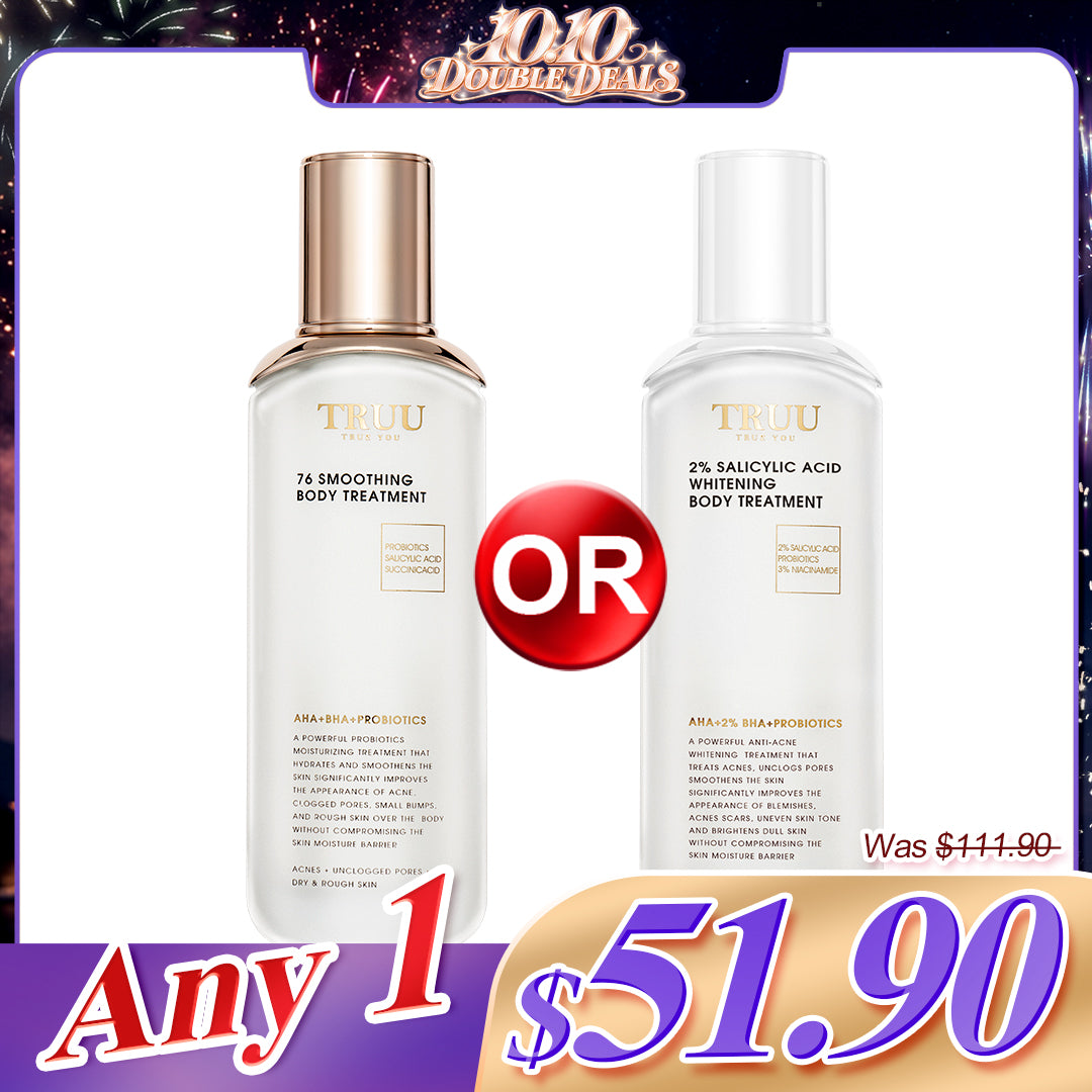 TRUU 76 Smoothing Body Treatment or 2% Salicylic Acid Whitening Body Treatment (Pick one)
