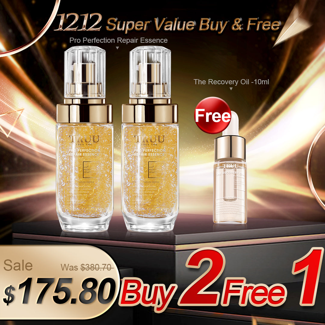 TRUU Pro Perfection Repair Essence x2【Free】The Recovery Oil -10ml Travel Size