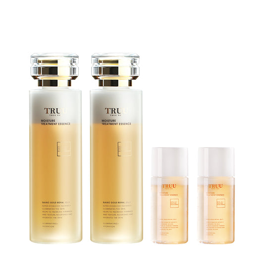 TRUU (PDRN ExoRegenPro+™ Youth Collagen Glow Essence x2 + 30ml x2 / Royal Jelly Moisture Treatment Essence x2 + 30ml x2)