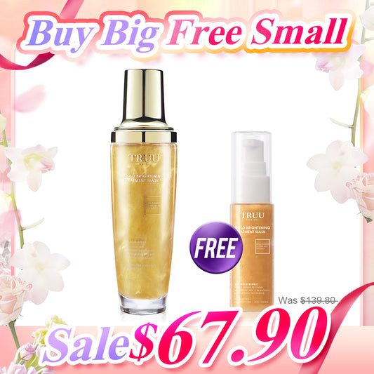 TRUU (2% Salicylic Acid Pore Minimising Bubble Mask / Gold Brightening Treatment Mask)【Free】2% Salicylic Acid Bubble Mask / Gold Bubble Mask -30ml