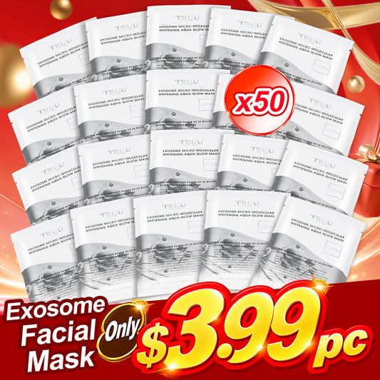 TRUU Exosome Micro-Molecular Whitening Aqua Glow Mask x50