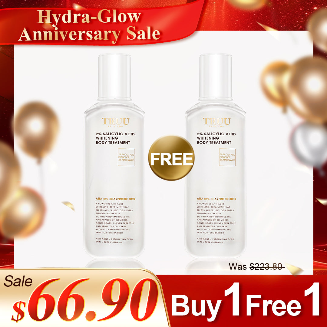 TRUU 2% Salicylic Acid Whitening Body Treatment x2 | Buy 1 Free 1