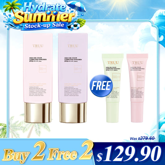 TRUU Color Correcting Sunscreen x2【Free】Sunscreen 10ml x2