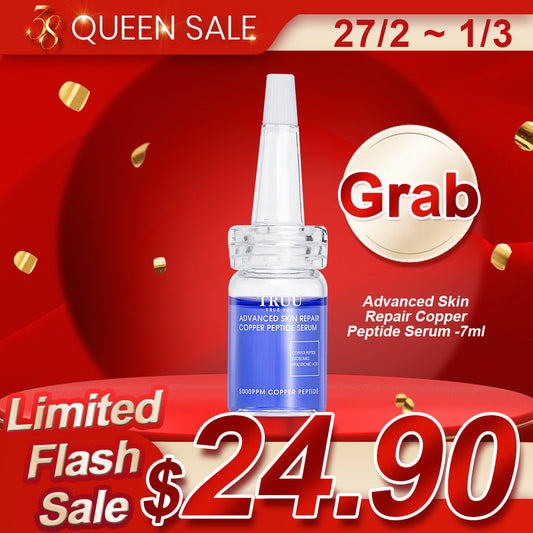 TRUU Advanced Skin Repair Copper Peptide Serum -7ml | Limited Flash Sale