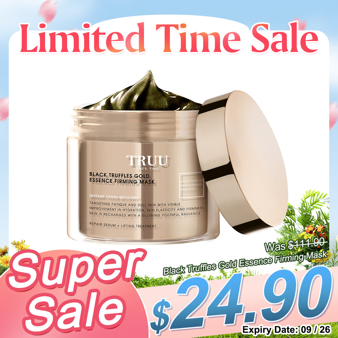 TRUU Black Truffles Gold Essence Masker Penganjal