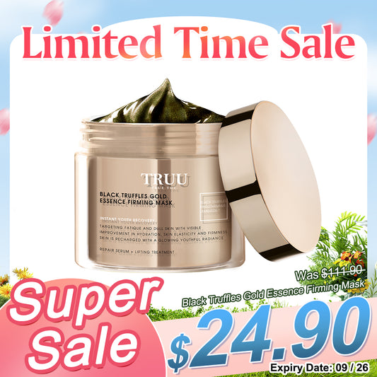 TRUU Black Truffles Gold Essence Masker Penganjal