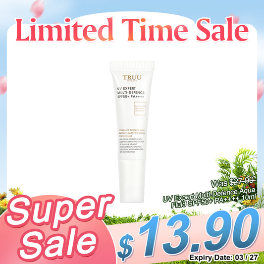 TRUU UV Expert 多效防护水润防晒液 SPF50+ PA++++ 10ml 旅行装